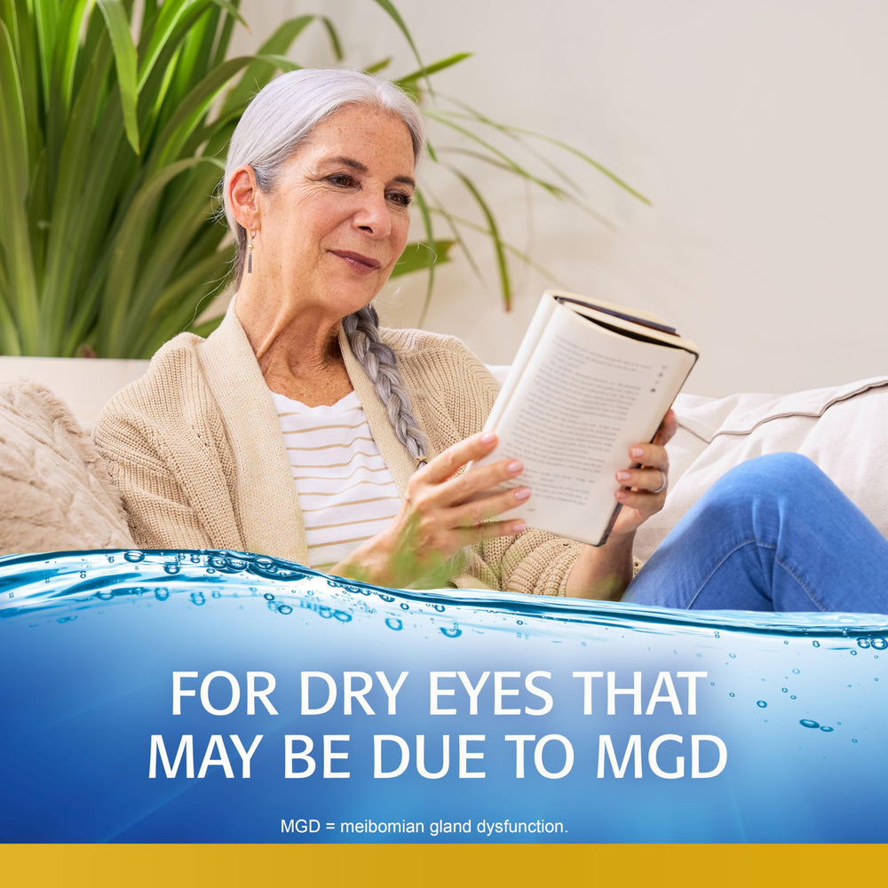 Refresh Optive Mega-3 preservative-free pack keeps droplets sterile daily.