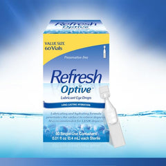 Refresh Optive single-use vials pack designed for on-the-go moisture.