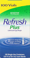 Refresh Plus eye drops bottle: gentle moisture and quick relief for everyday use.