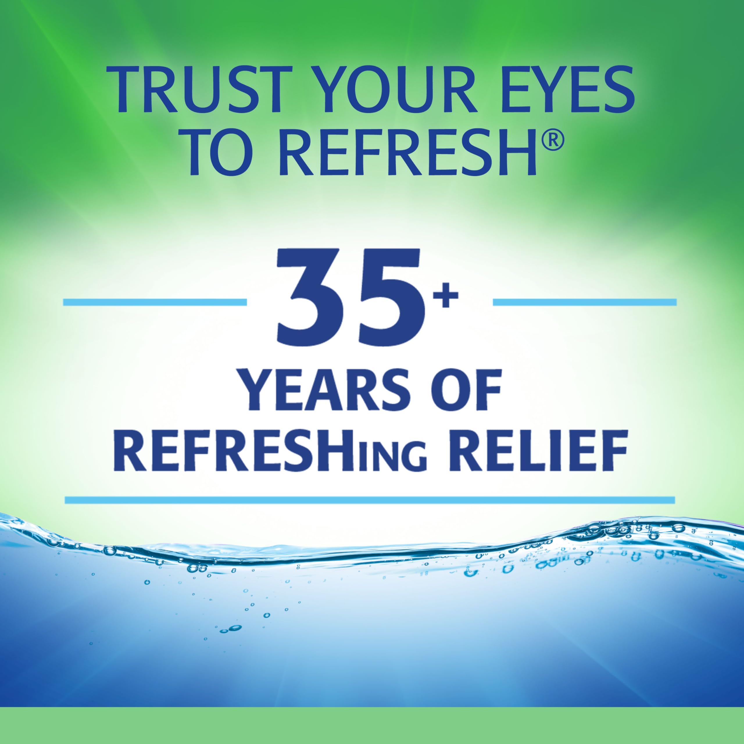 Refresh Plus humectante instantáneo; hidrata y suaviza la molestia ocular.