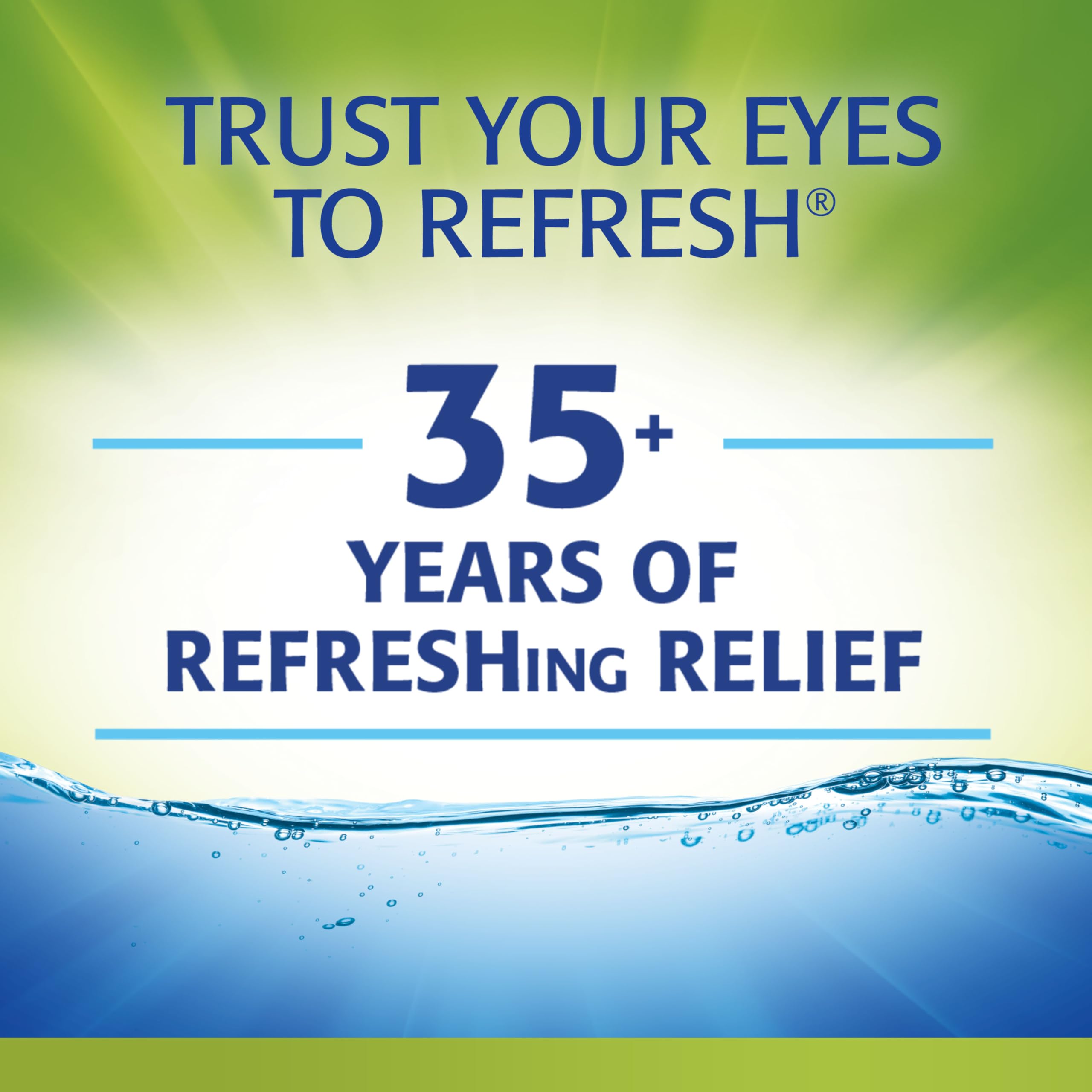 Hydration-technology visualization illustrating long-lasting eye surface moisture.