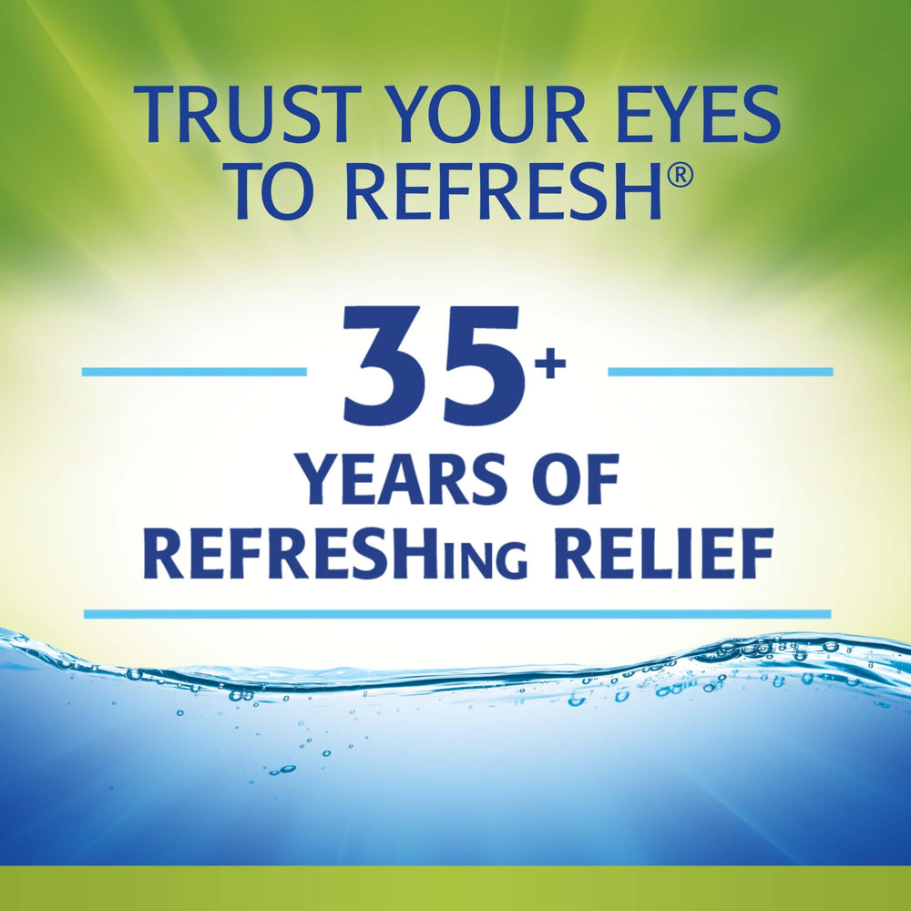 Refresh Relieva PF Xtra cap and bottle ready for sterile use