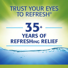 Refresh Relieva PF Xtra cap and bottle ready for sterile use