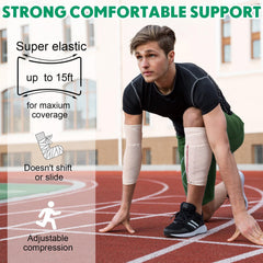 Reginary elastic bandage features soft breathable material for comfortable extended wear