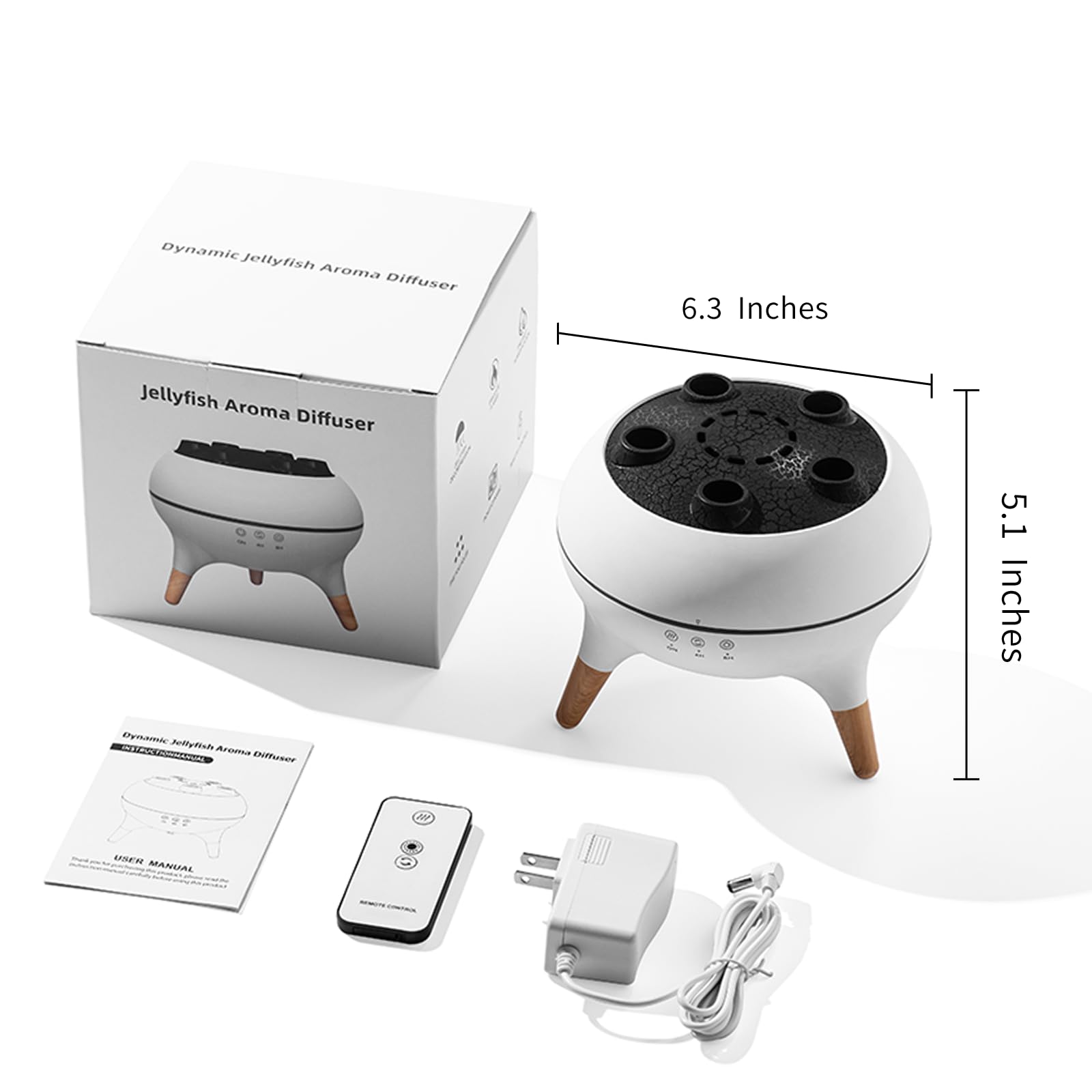 REGINEXT Mushroom Cloud diffuser decor meets aromatherapy in living spaces.