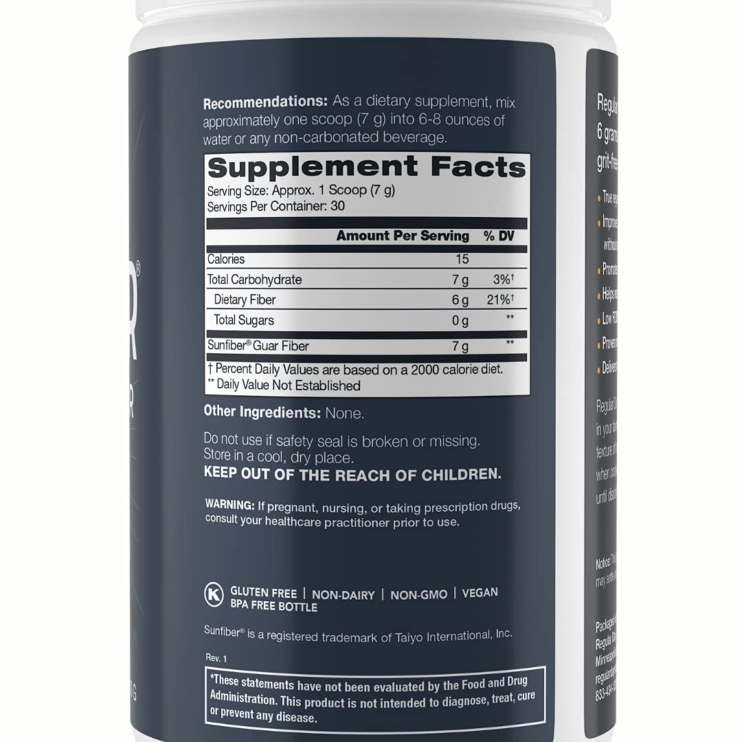 Sunfiber in a beverage demonstrates easy, tasteless fiber addition.