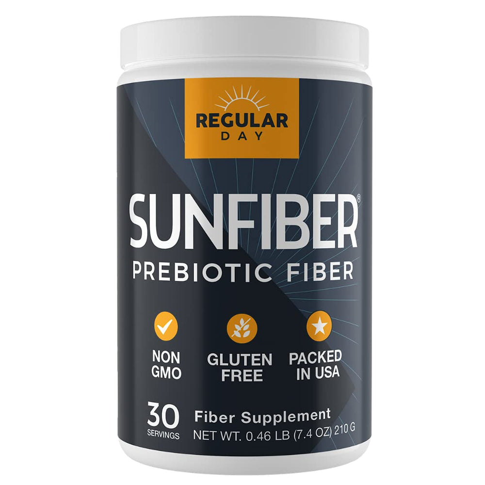 REGULAR DAY Sunfiber bottle ready for gentle regularity and everyday wellness.