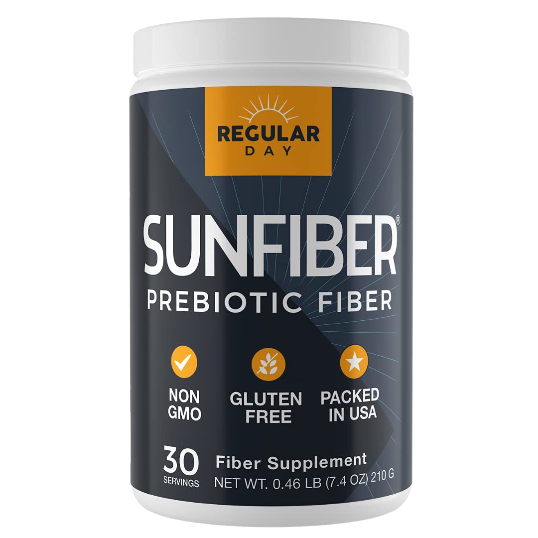 REGULAR DAY Sunfiber bottle ready for gentle regularity and everyday wellness.