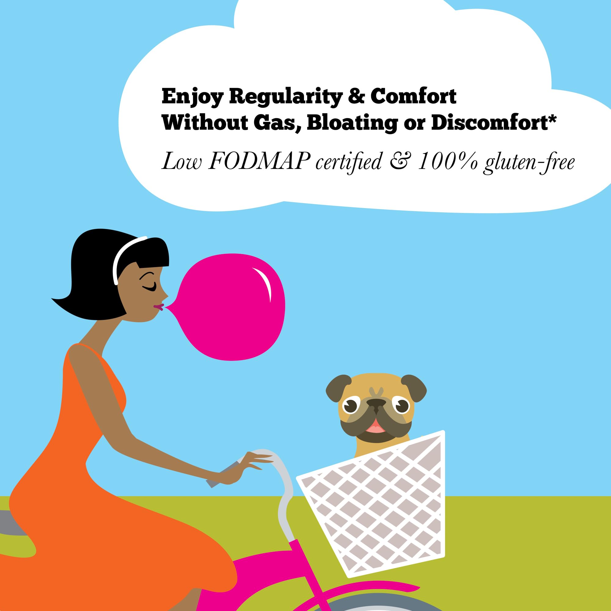 Regular Girl Sunfiber blend dissolving in water with smooth texture and no grit.