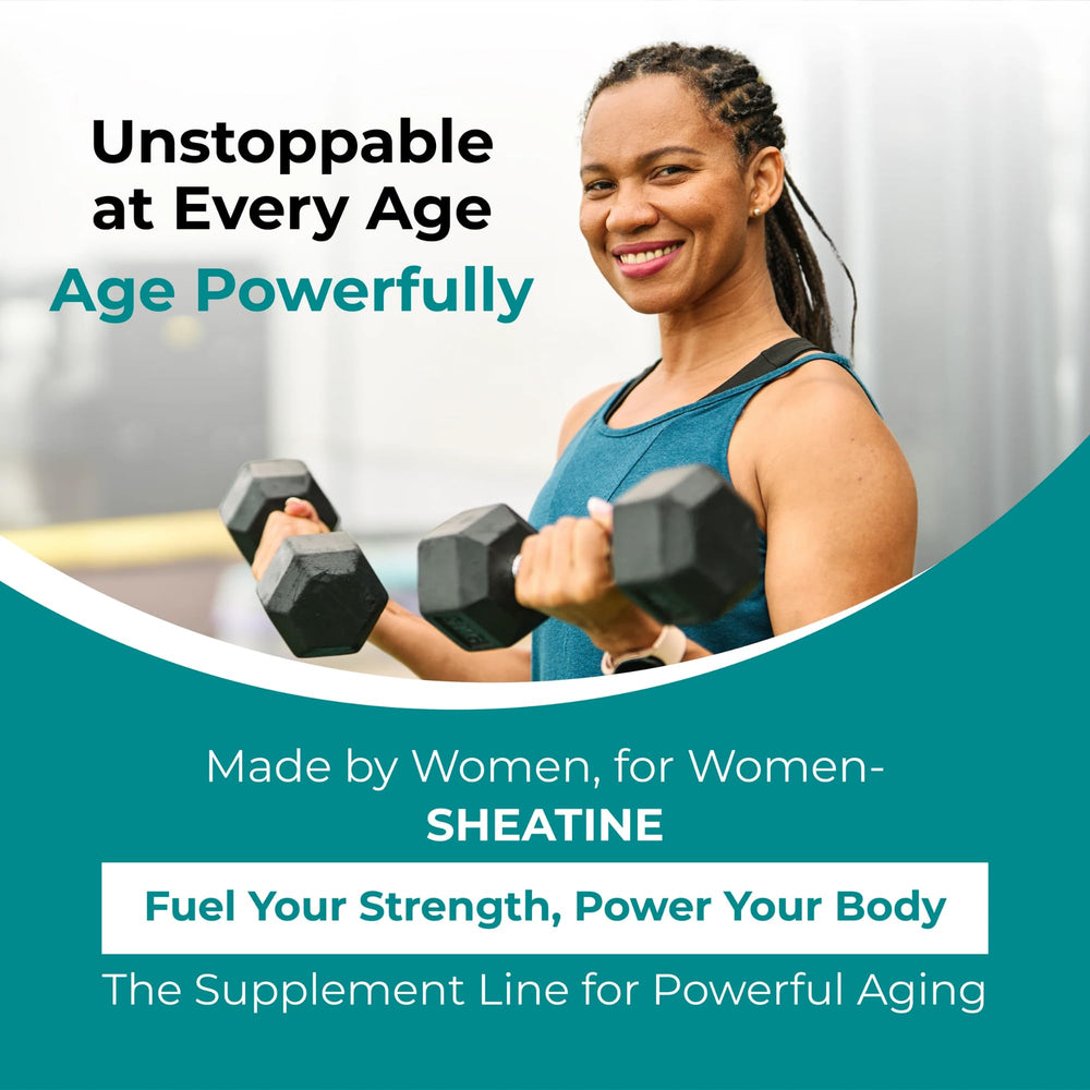 SHEatine on shelf signaling daily wellness support
