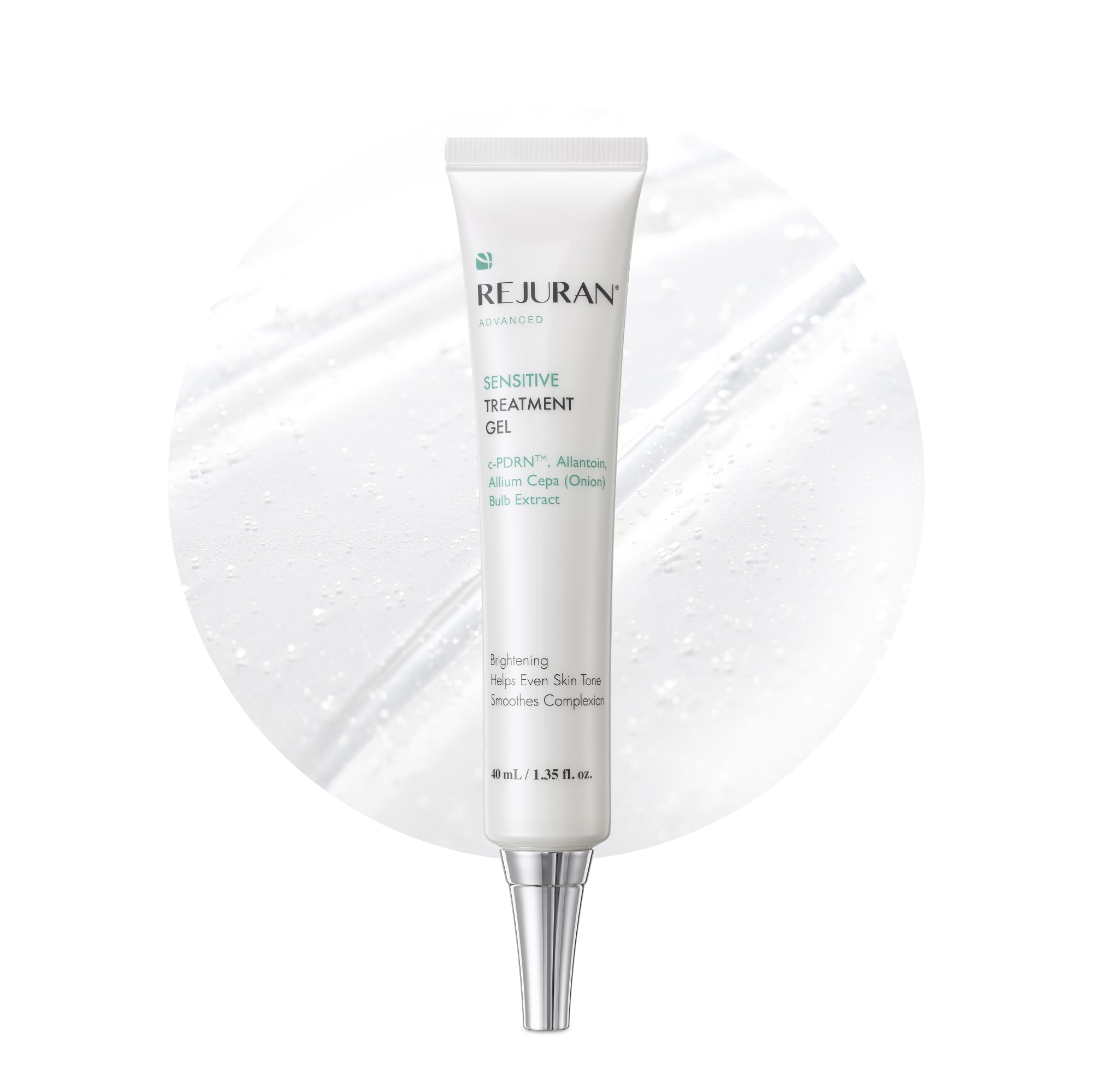 REJURAN Advanced Scar Gel bottle front highlighting packaging and scar texture focus