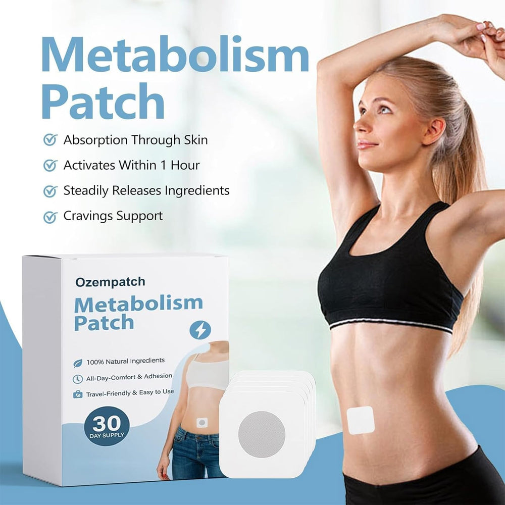 Ozempatch applied on skin at night for precise acupoints.