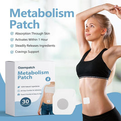 Ozempatch applied on skin at night for precise acupoints.