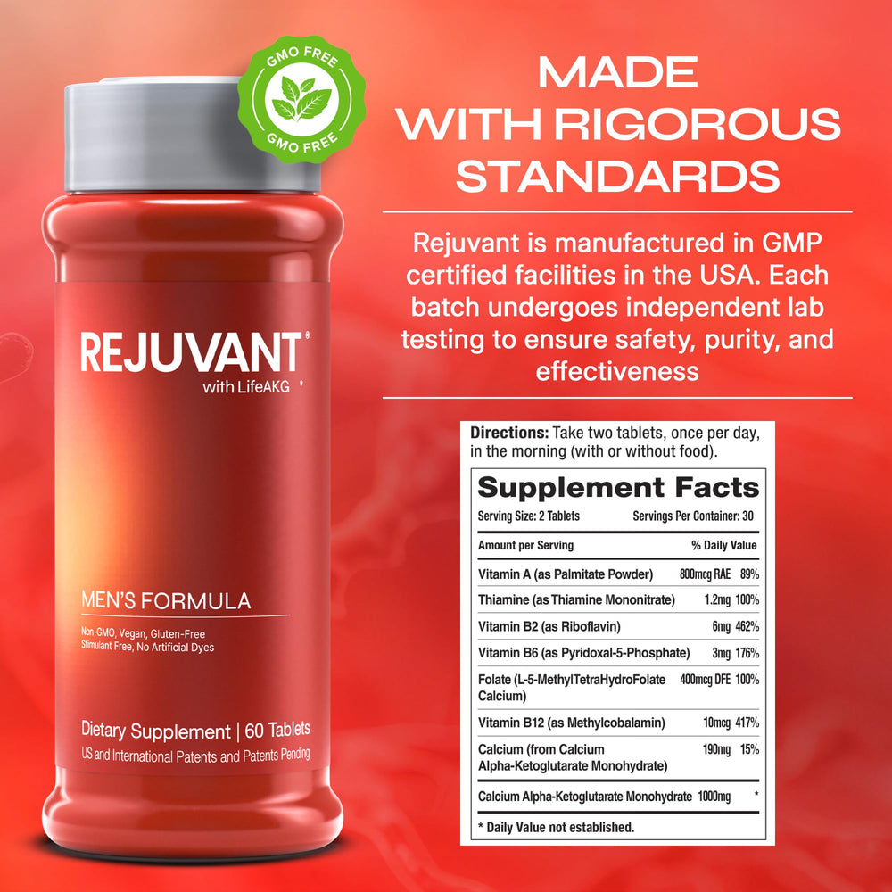 Rejuvant B vitamins cofactors emphasize energy metabolism support