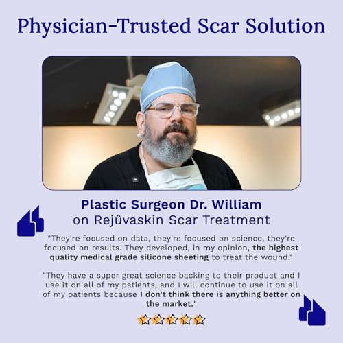 Body scar area treated with RejuvaSil gel on the arm.