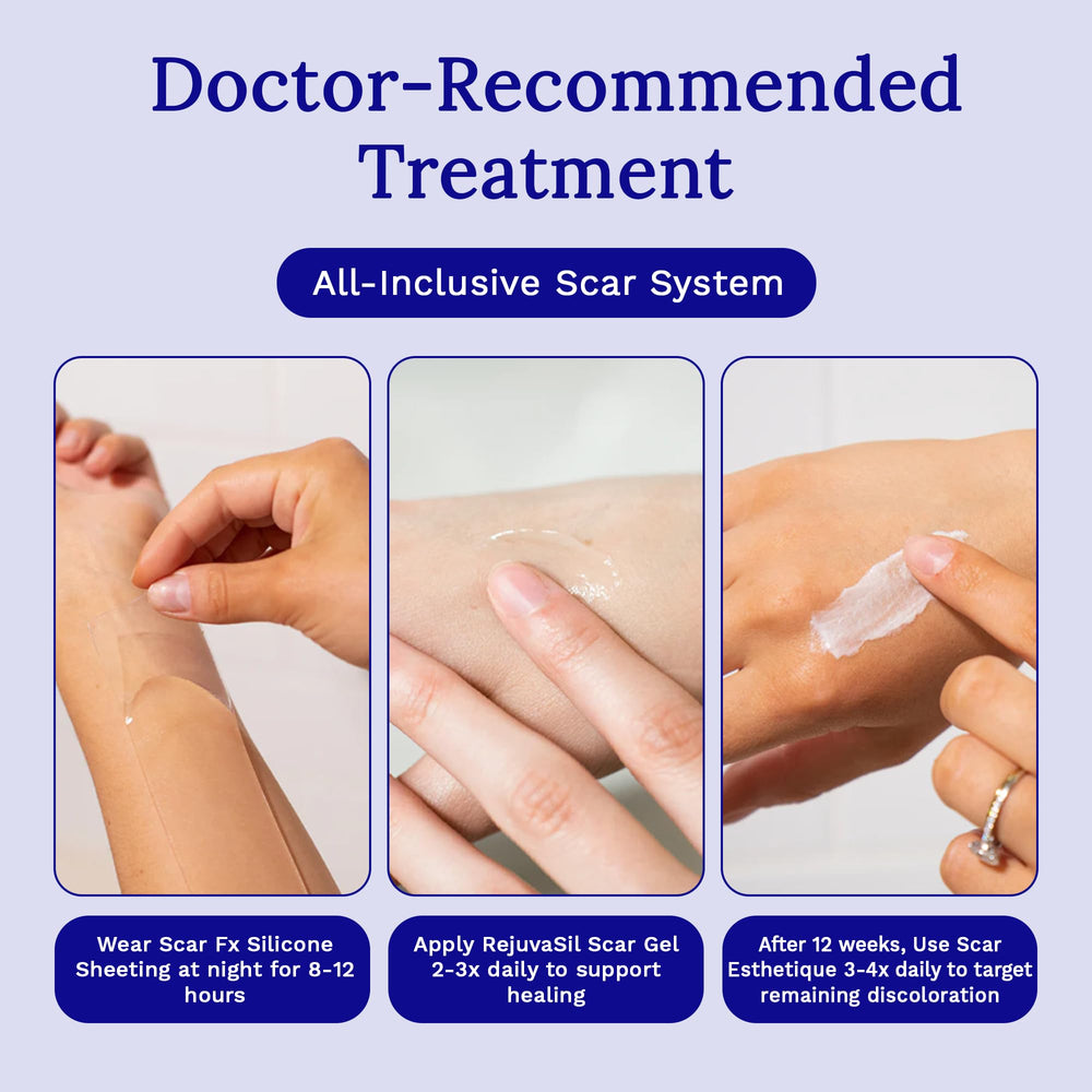 RejuvaSil offers an alternative to Scar Fx silicone sheeting.