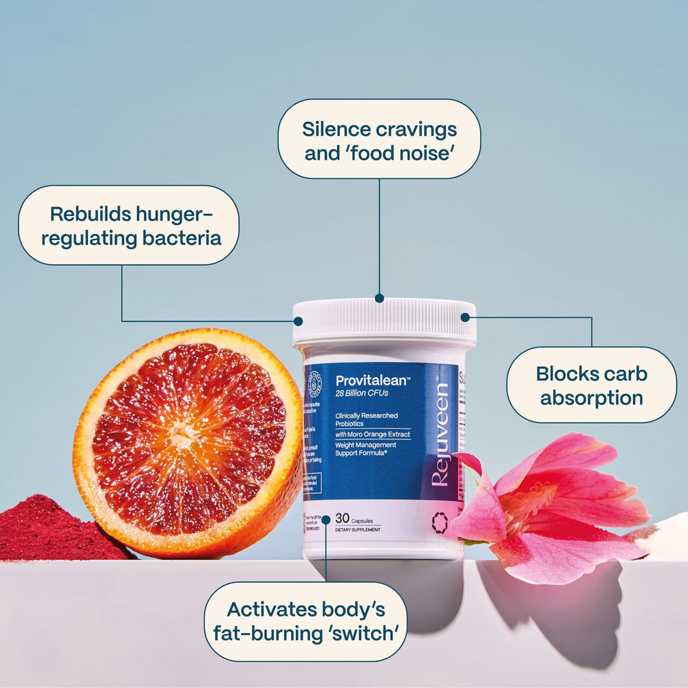 Rejuveen Provitalean dispense pour scene for easy daily serving.