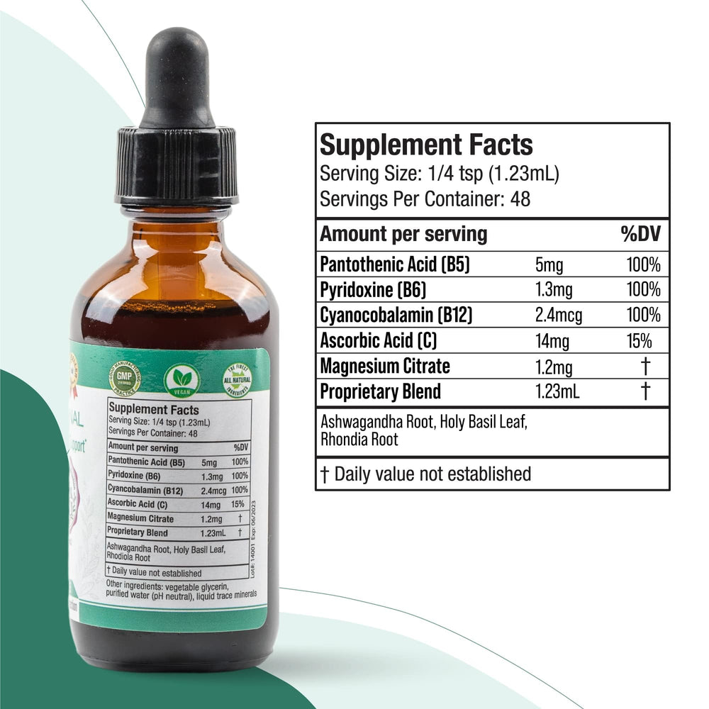 Rejuvica Health Active Adrenal dosage dropper for precise daily use.