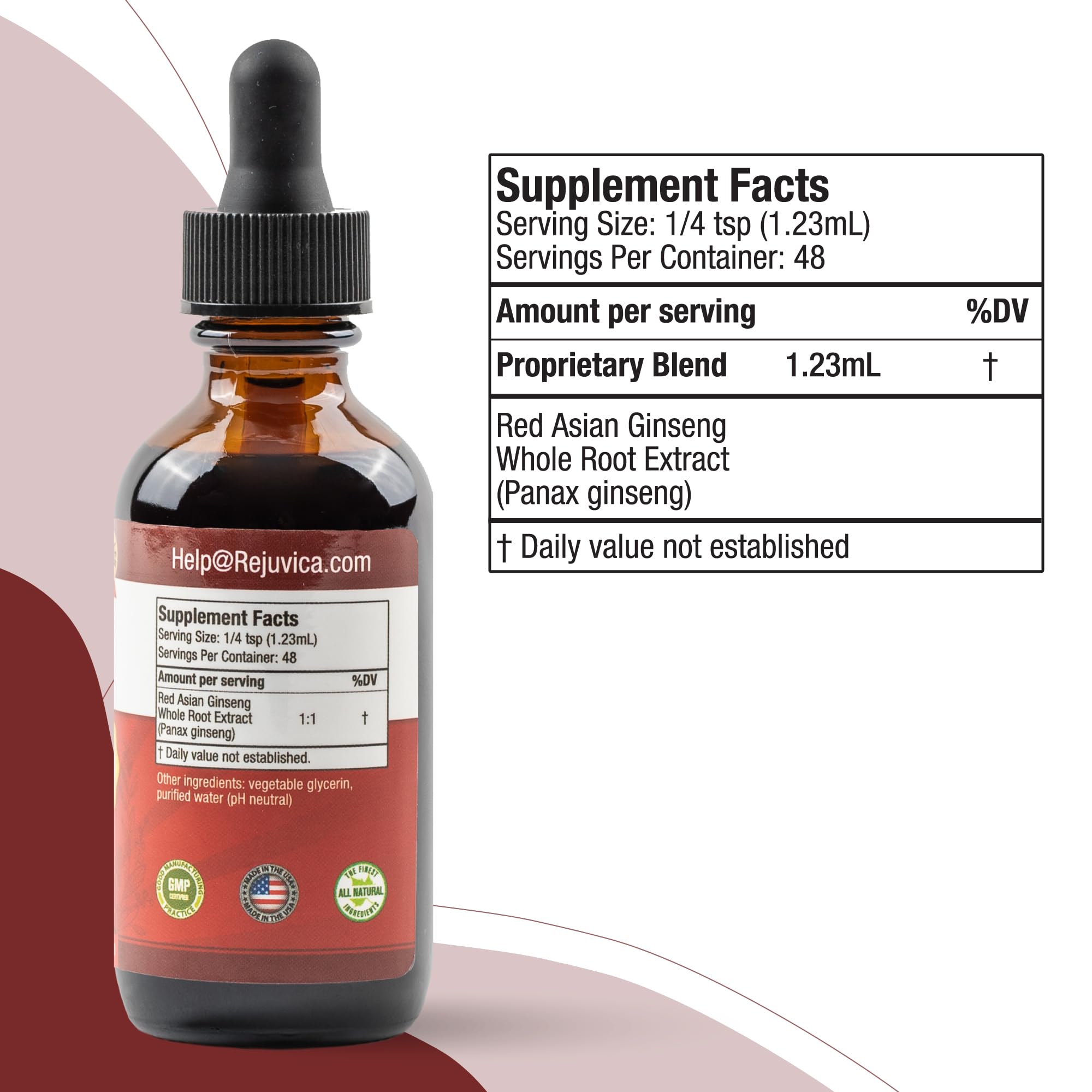 Rejuvica Health Active Ginseng supports mood and energy for daily life.
