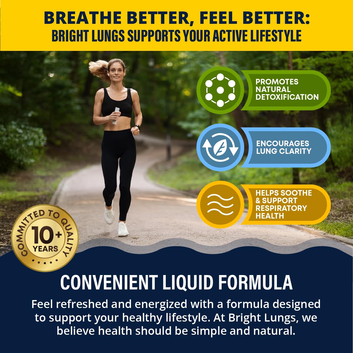 Rejuvica Health Bright Lungs alcohol-free extraction preserves delicate ingredients.