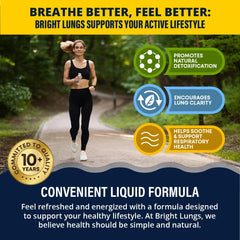 Rejuvica Health Bright Lungs alcohol-free extraction preserves delicate ingredients.