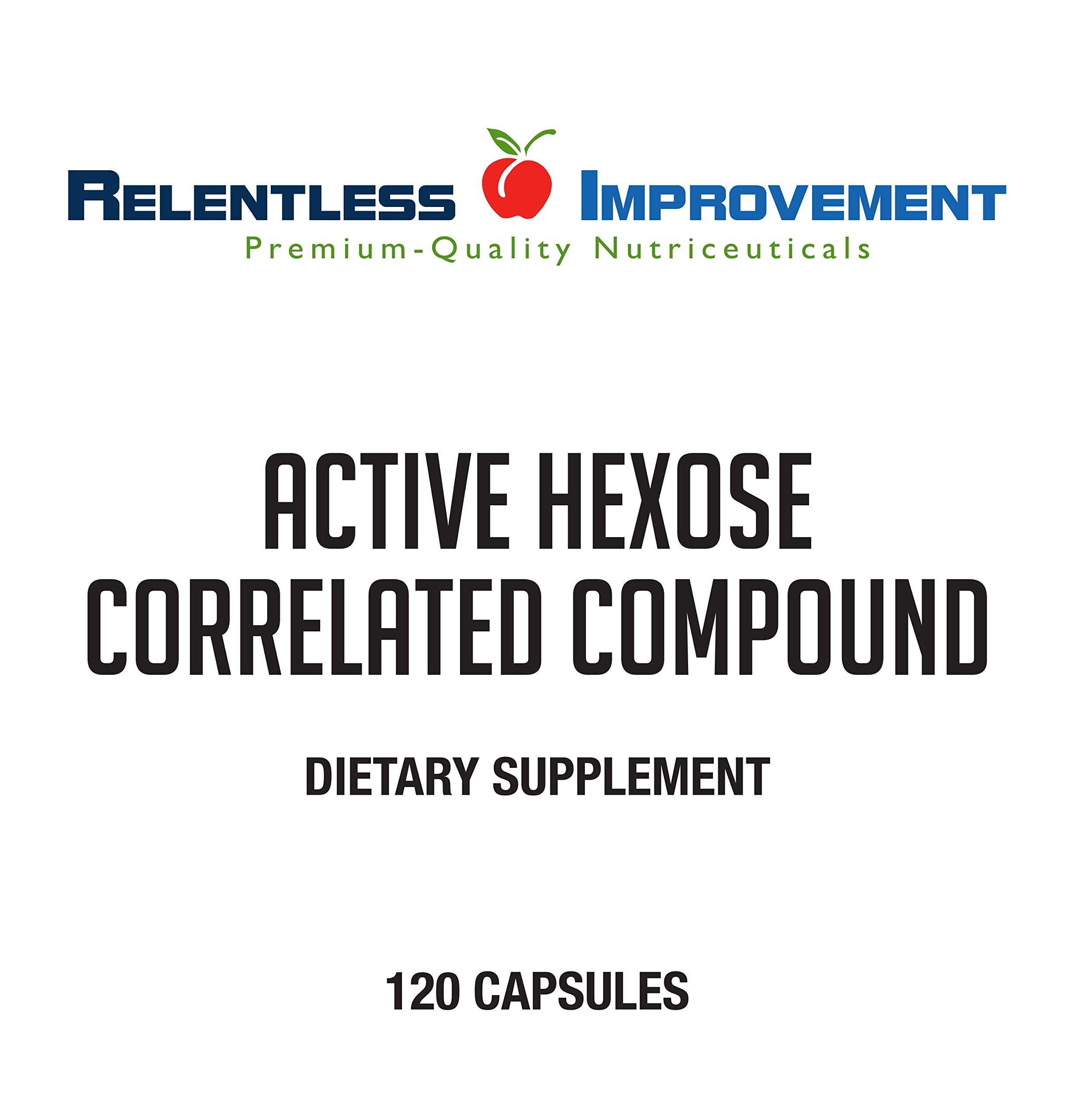 Relentless Improvement immune support capsules closeup emphasizing potency and purity.