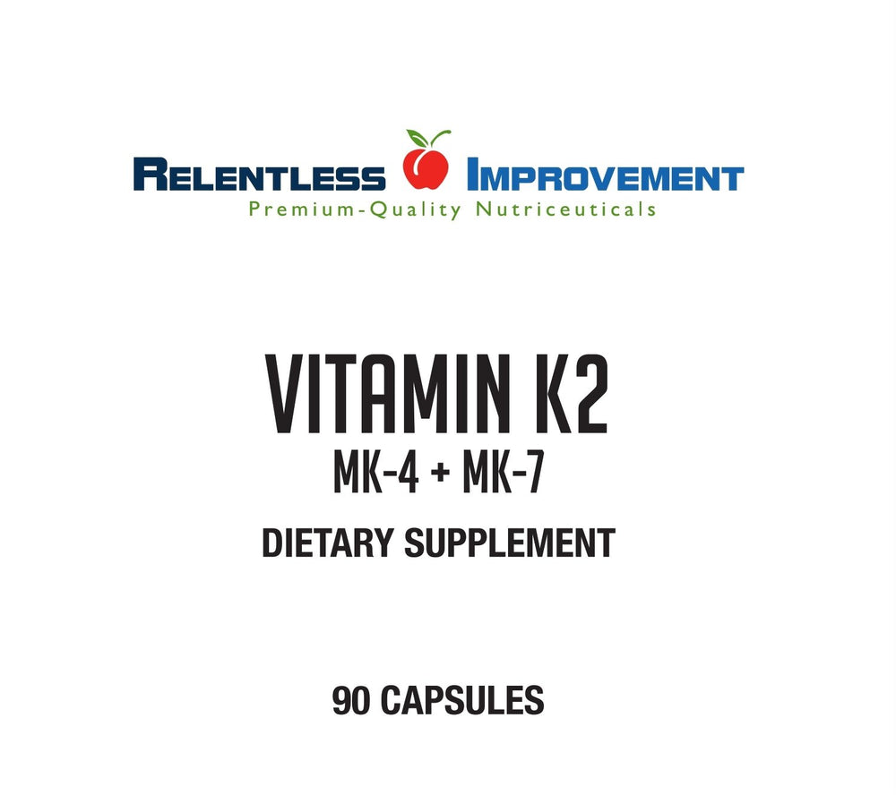 Relentless Improvement capsule in hand illustrating easy daily dosing.