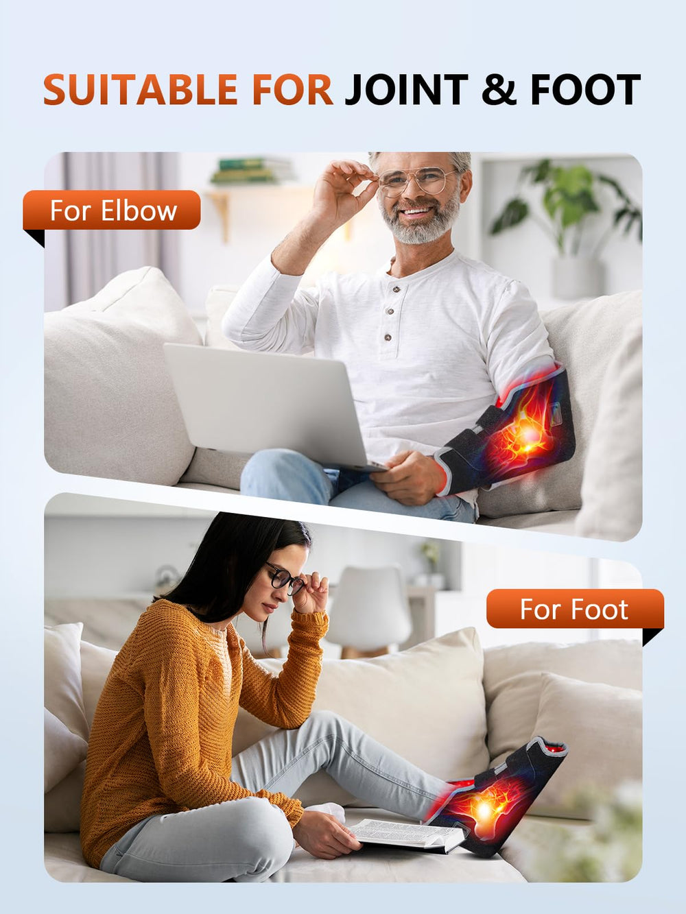 Auto-shutoff after 20 minutes supports safe, comfortable sessions.
