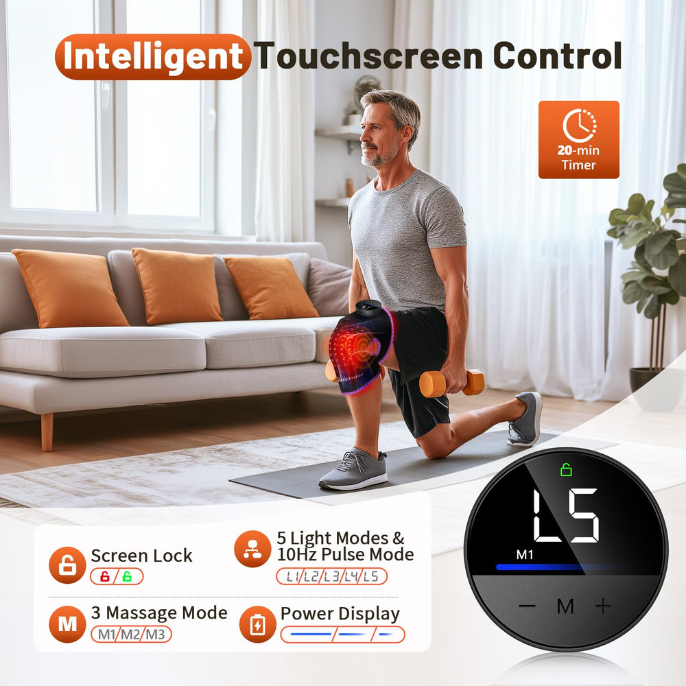 RELEXNOW device highlighting five heating zones for targeted comfort
