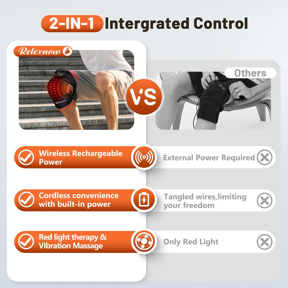 RELEXNOW intelligent touchscreen lets you tailor vibration and light modes.