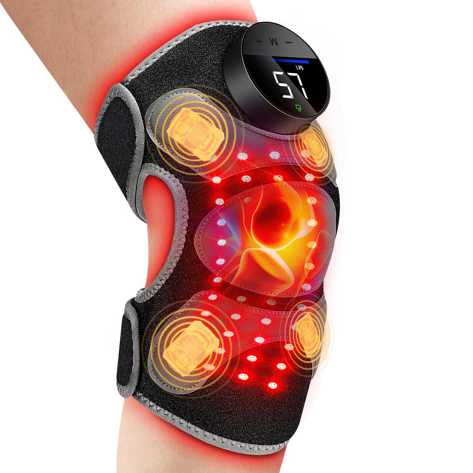 RELEXNOW Upgraded 2.0 knee brace with four zones for targeted knee relief.