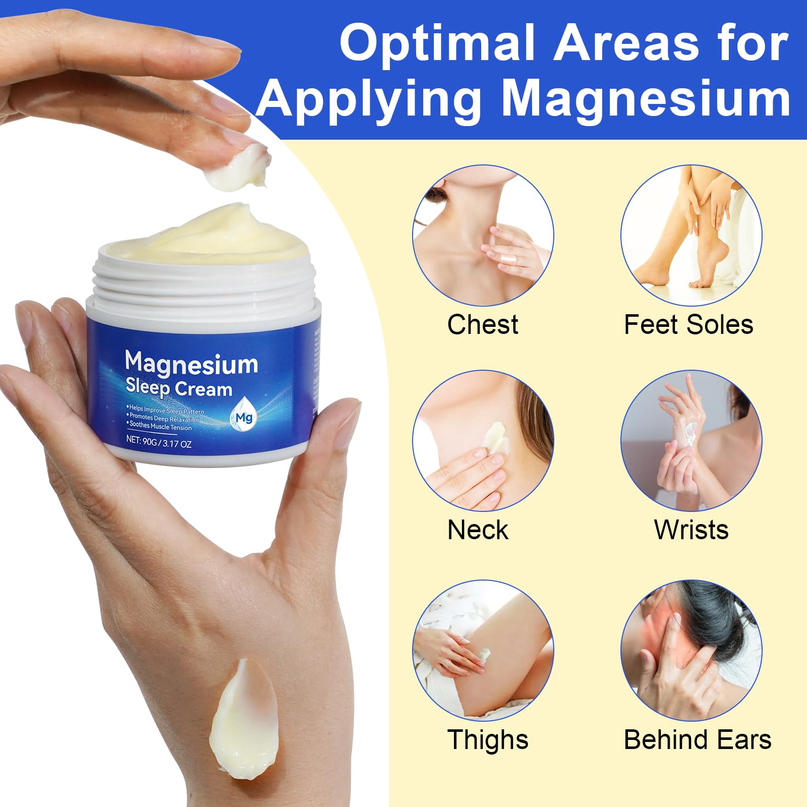ReliCo Magnesium Cream is dermatologist-tested for safe family use.