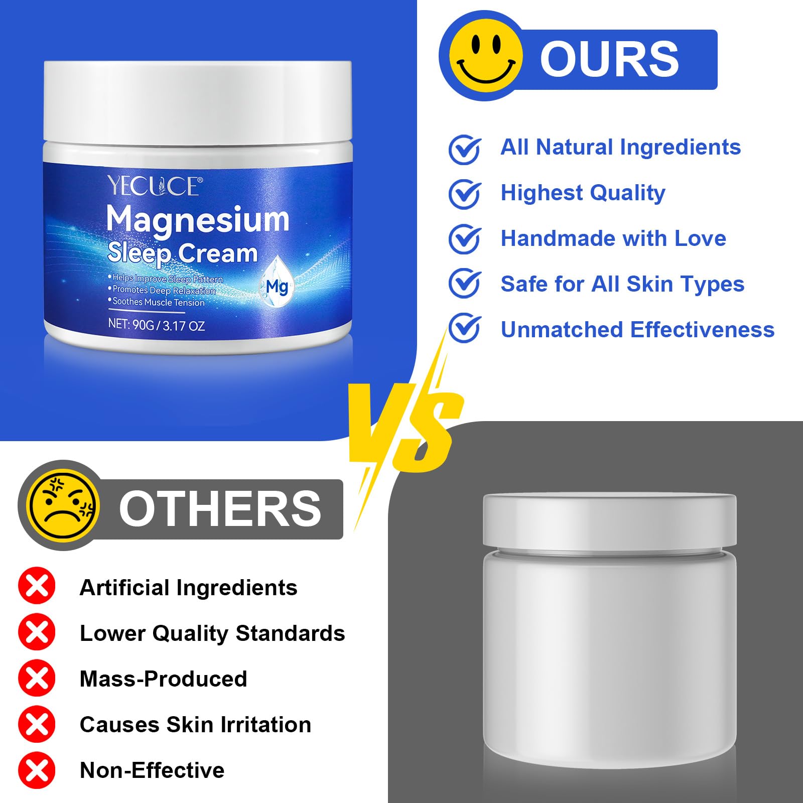 ReliCo Magnesium Cream uses transdermal-delivery for faster absorption.