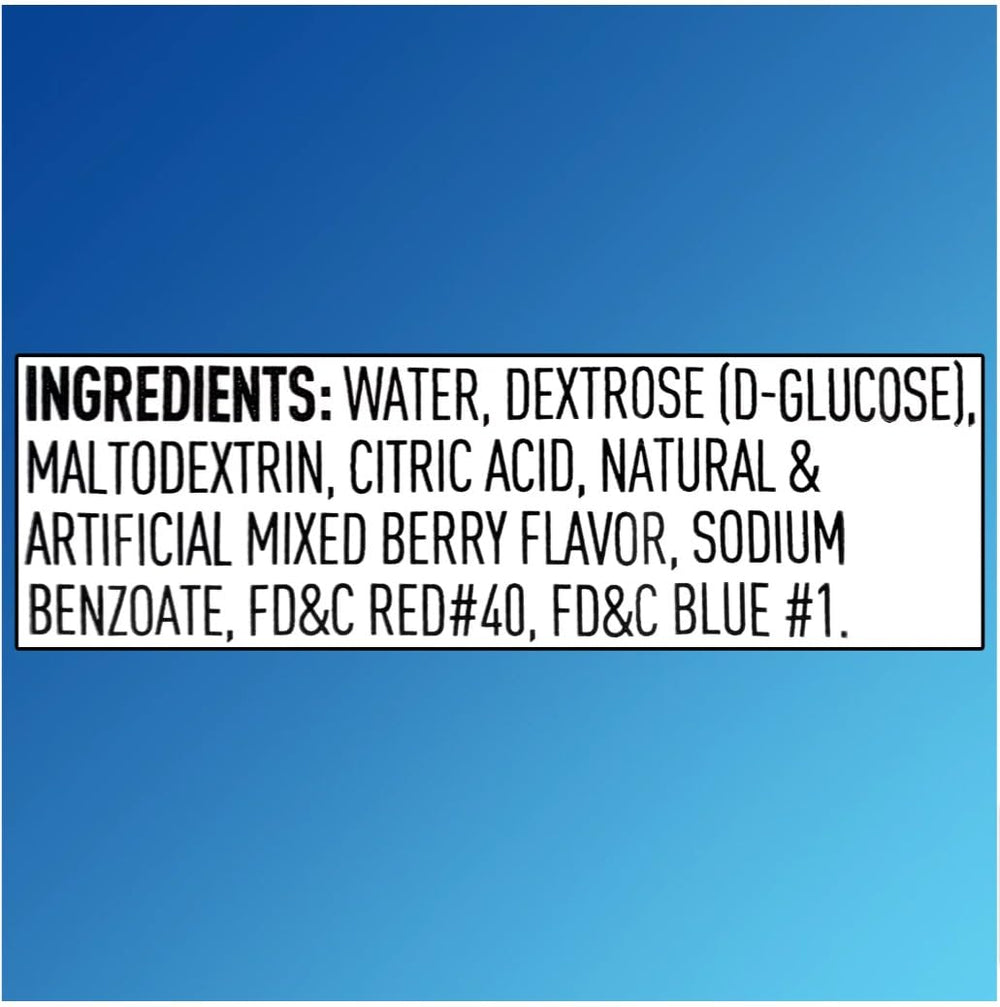 Reli On Glucose Shot mixed berry bottle ready for quick energy during activity