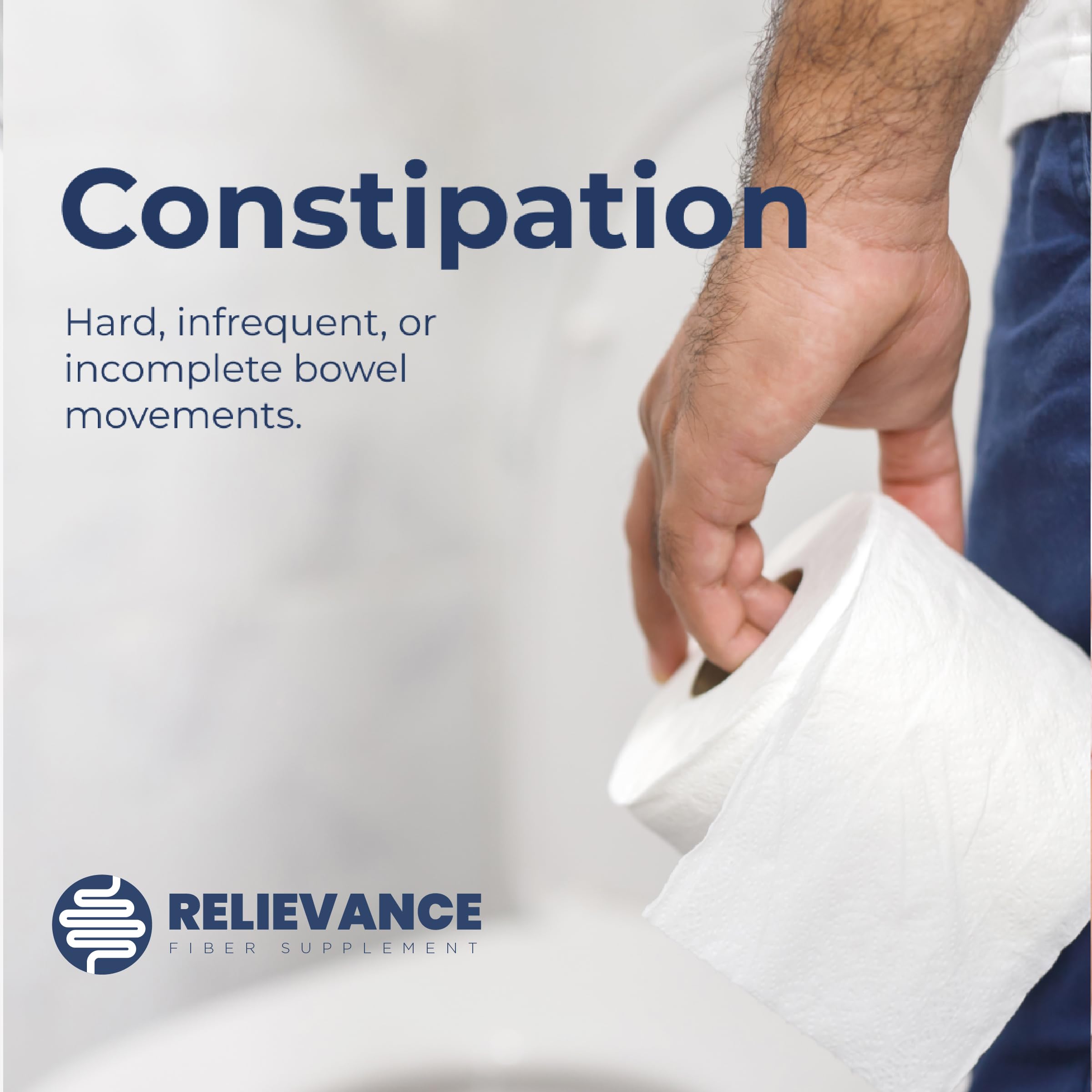 Relievance package displays gluten-free and dairy-free credentials.