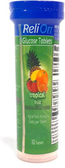 Relion Glucose Tabets tropical tube supports active days with flavor