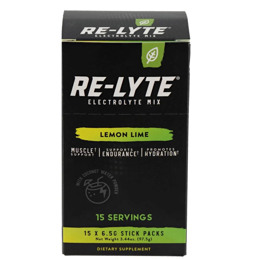 RELITE Re-Lyte lemon lime packets for on-the-go hydration