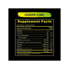 RELITE Re-Lyte lemon lime powder dissolving in water