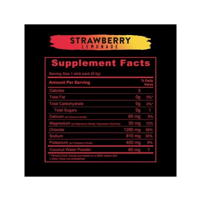 RELITE Re-Lyte strawberry lemonade preparation boosts hydration after activity.