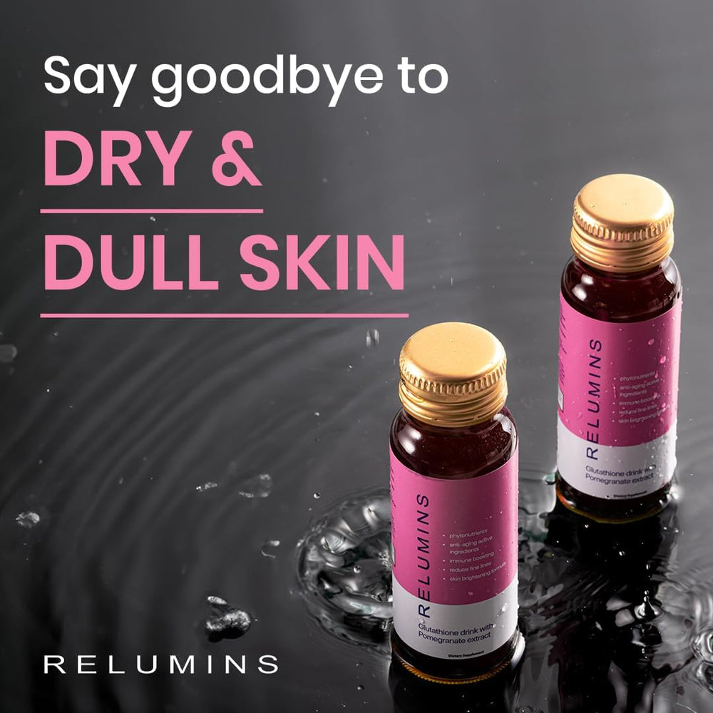 Relumins Glutathione Hydration Shot duo-pack on a clean surface, gift-ready.