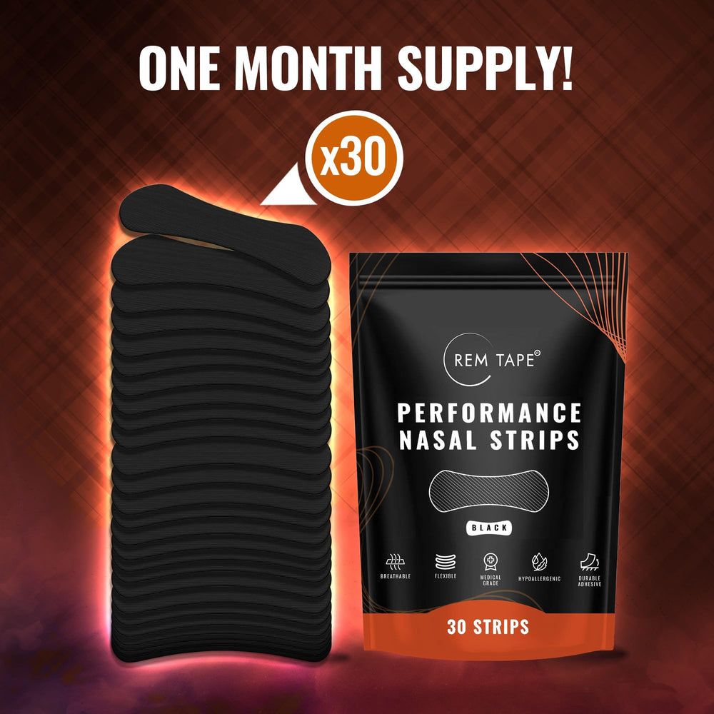 Travel-ready REM Tape nasal strip suitable for on-the-go use.