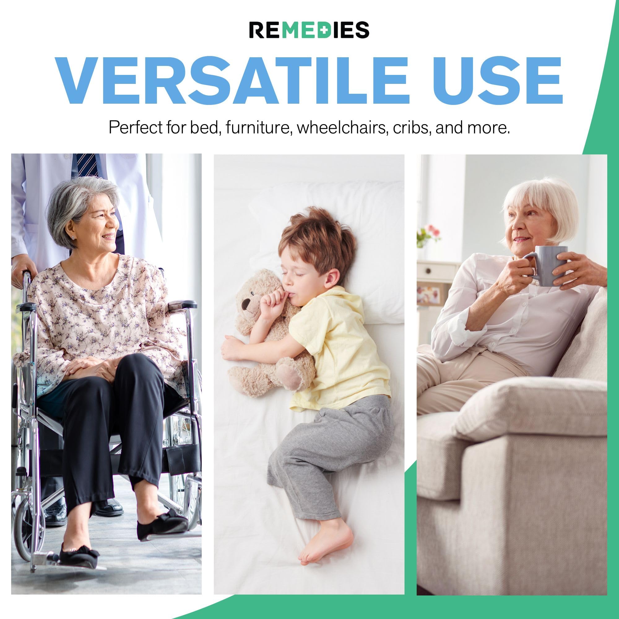 Remedies moisture barrier edge seam provides spill protection on beds