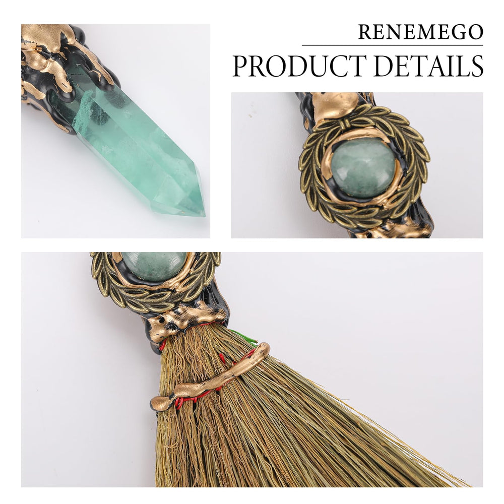 RENEMEGO Office decor broom brings calm and focus.