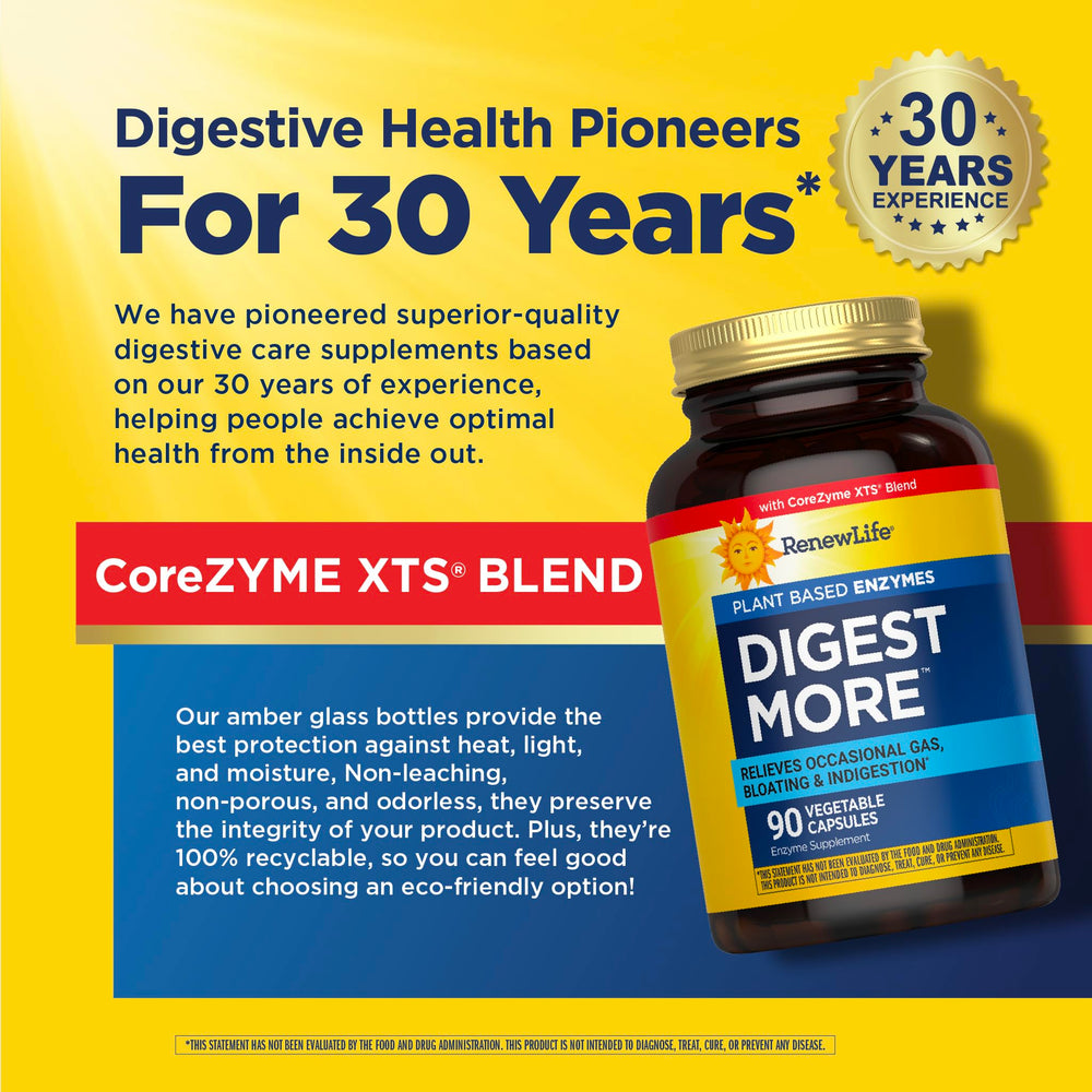 L-glutamine ingredient panel highlights digestive support in DigestMore.
