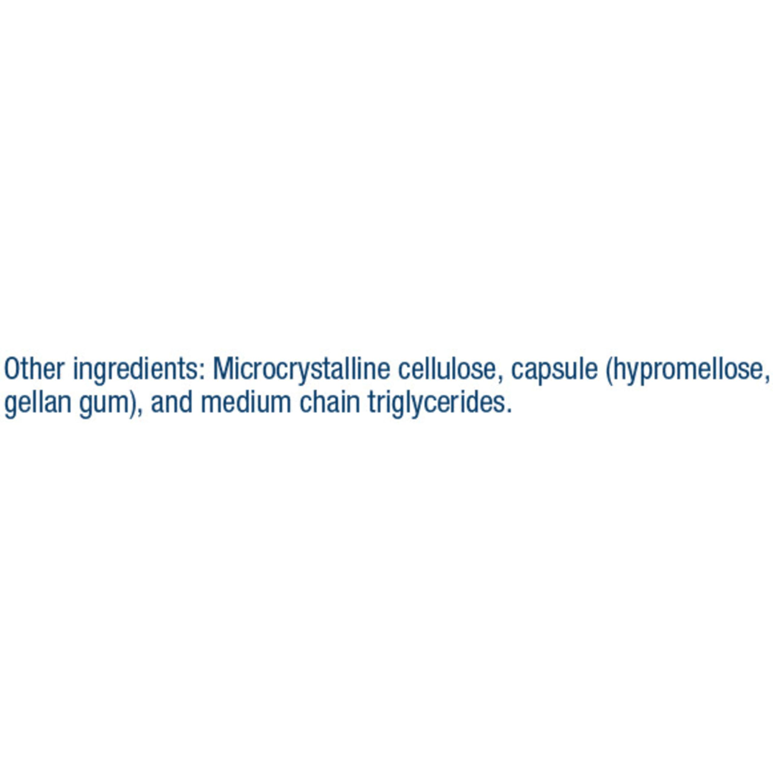 Renew Life Extra Care Go-Pack Probiotic label close-up shows 50 Billion CFU and 12 strains.