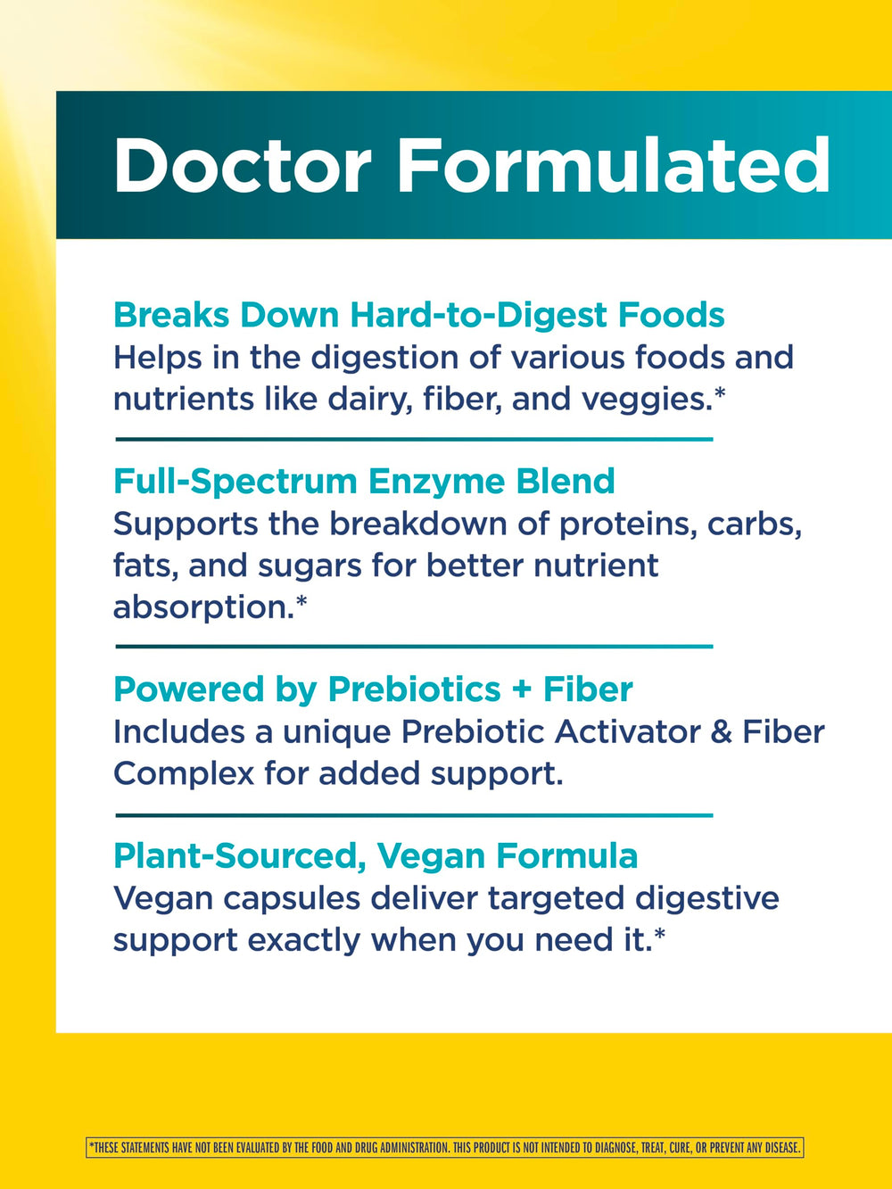 Renew Life Florazyme probiotic blend labeled 3 billion CFU for gut health.