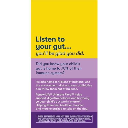 Renew Life Kids Probiotic berry-flavored chewables entice kids to take regularly.