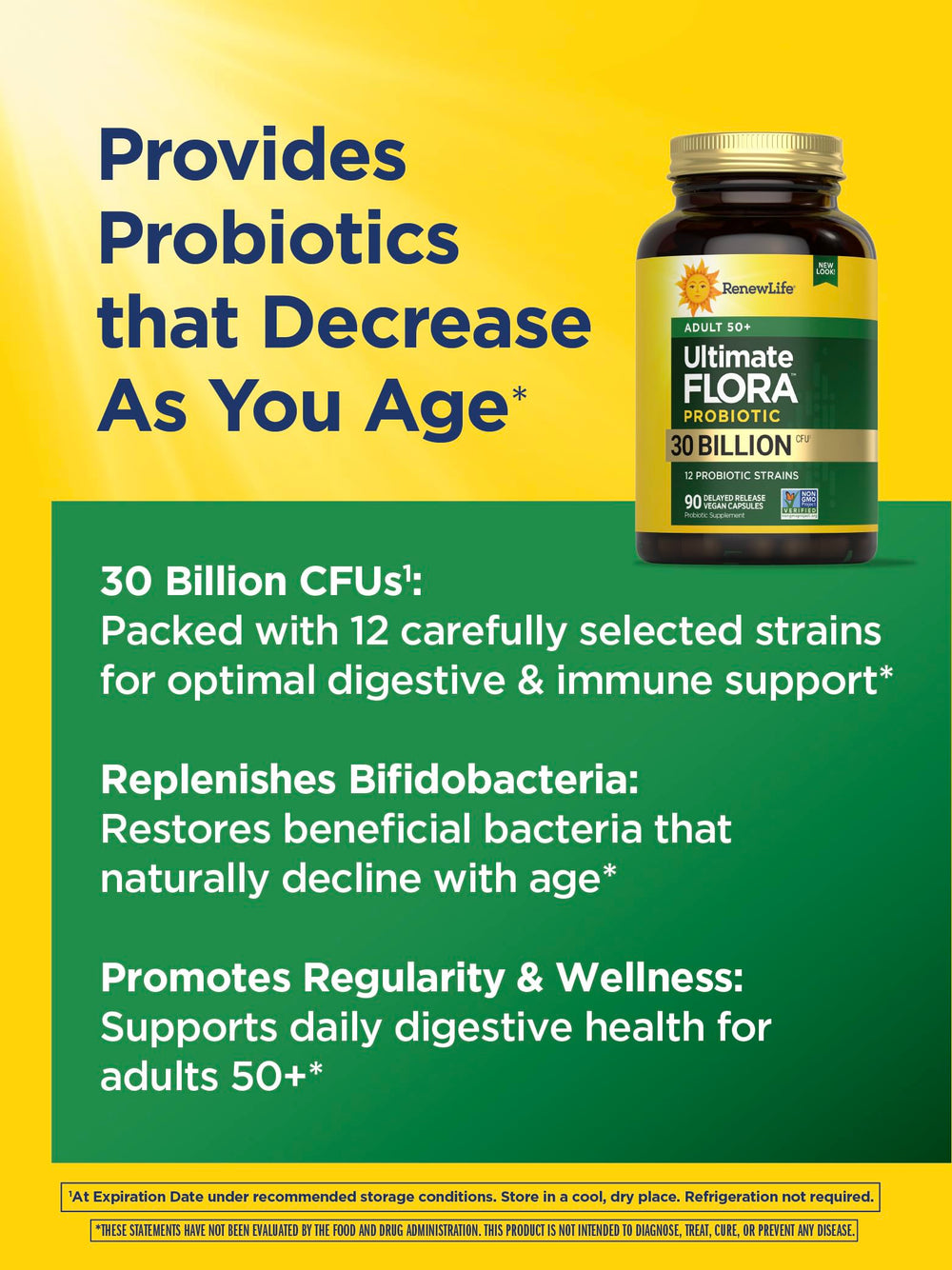 Gluten-free, dairy-free, and soy-free formula for adults 50 plus.