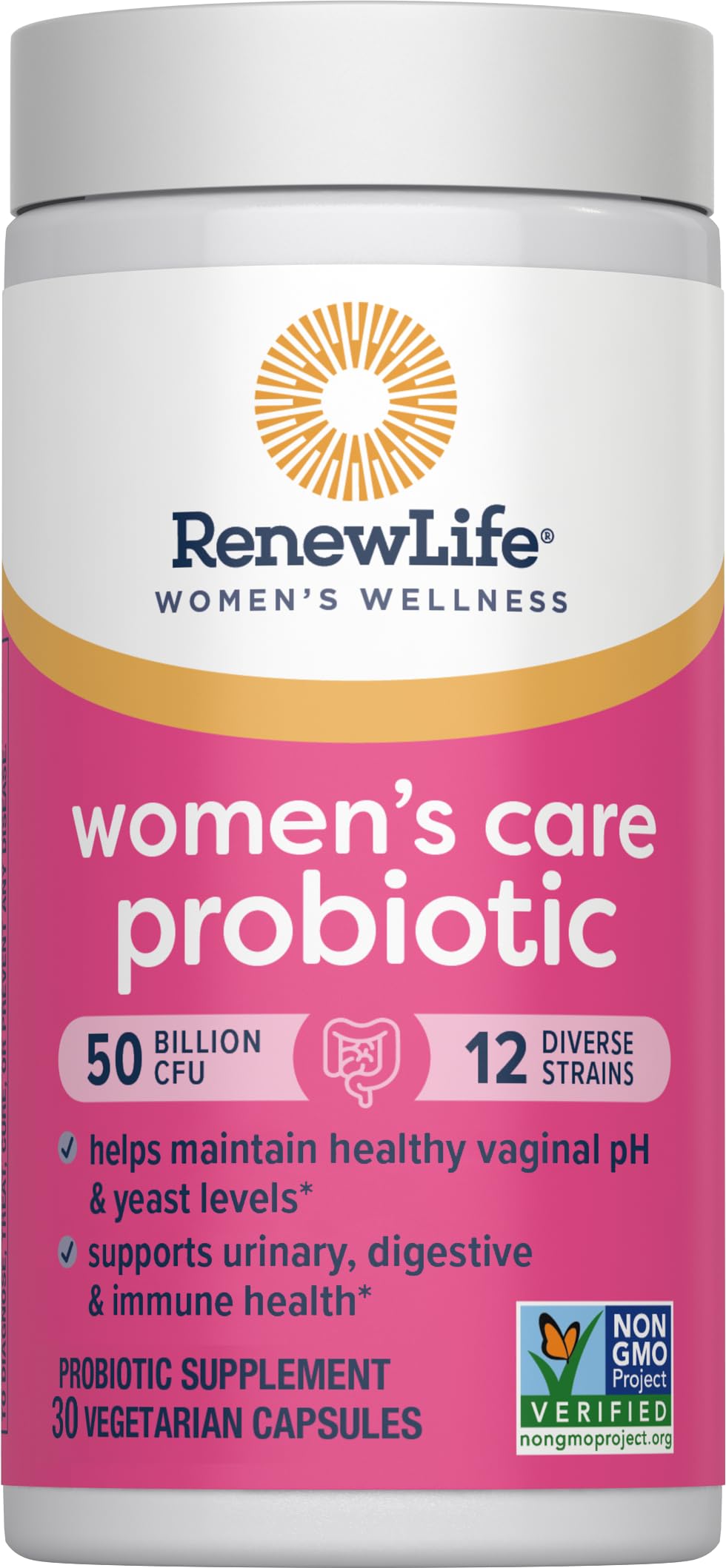 Bottle in use suggests simple daily routine for feminine health