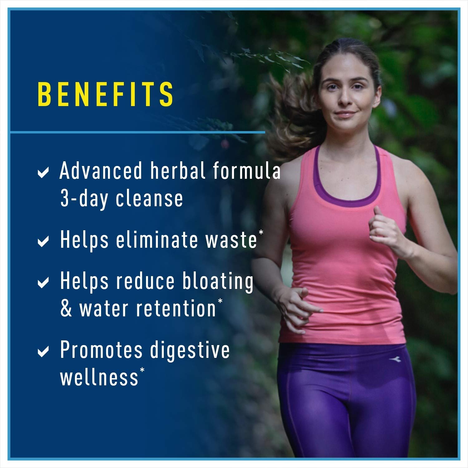 Renew Life Total Body Reset label close-up, USA-made quality and potency.